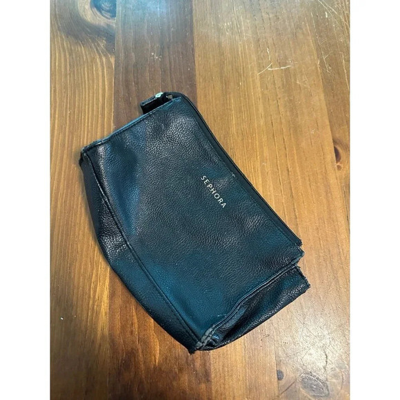Sephora Handbags - Sephora small black makeup bag